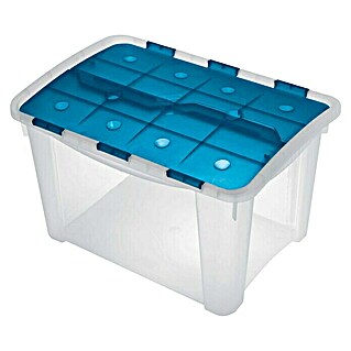 Terry Caja con tapa Home Box (L x An x Al: 53,9 x 33,3 x 37,2 cm, Con tapa, Plástico)