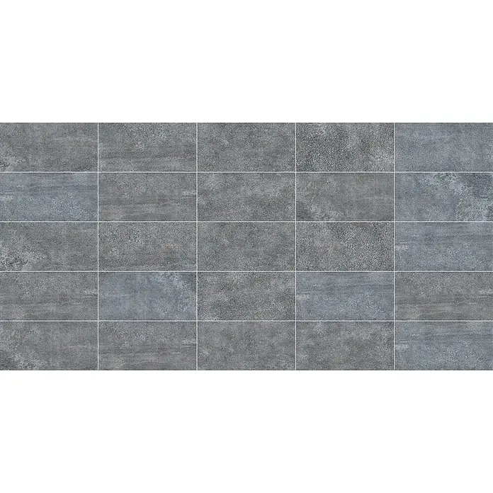 RAK Ceramics Terrassenfliese Opificio 2.0 - 60 x 120 x 2 cm, Grau, Matt - Bild von grauen Betonfliesen. Das Bild zeigt die Textur und das Muster der Fliesen, die sich ideal für moderne Innenräume eignen.