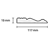 Profilleiste (240 x 1,9 x 11,7 cm, Fichte) | BAUHAUS