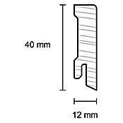 Sockelleiste (240 x 1,2 x 4 cm, Kiefer) | BAUHAUS