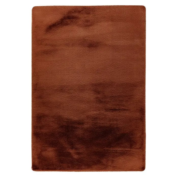 Fellteppich Happy - Terra, 230 x 160 cm, 100 % Polyester (Flor) - Brauner, rechteckiger Teppich mit weicher Textur, der Wärme und Komfort in jeden Raum bringt. Perfekt für Wohnzimmer oder Schlafzimmer.