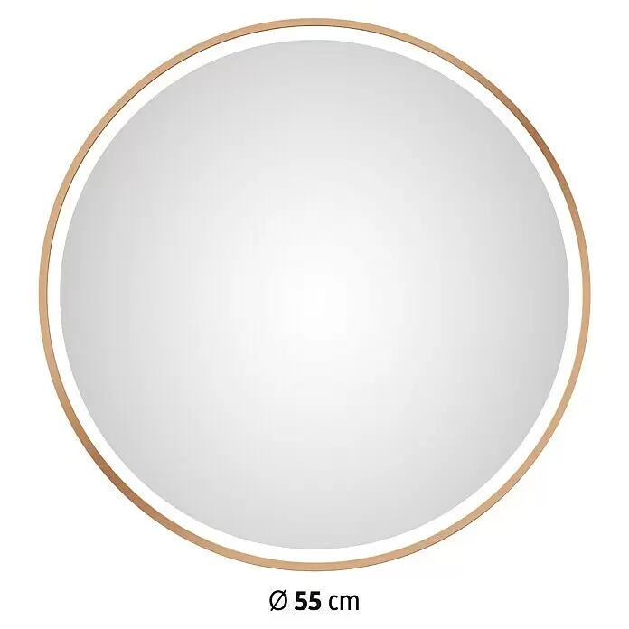 DSK Lichtspiegel DesireDurchmesser: 55 cm, Kupfer, Leuchtmittel