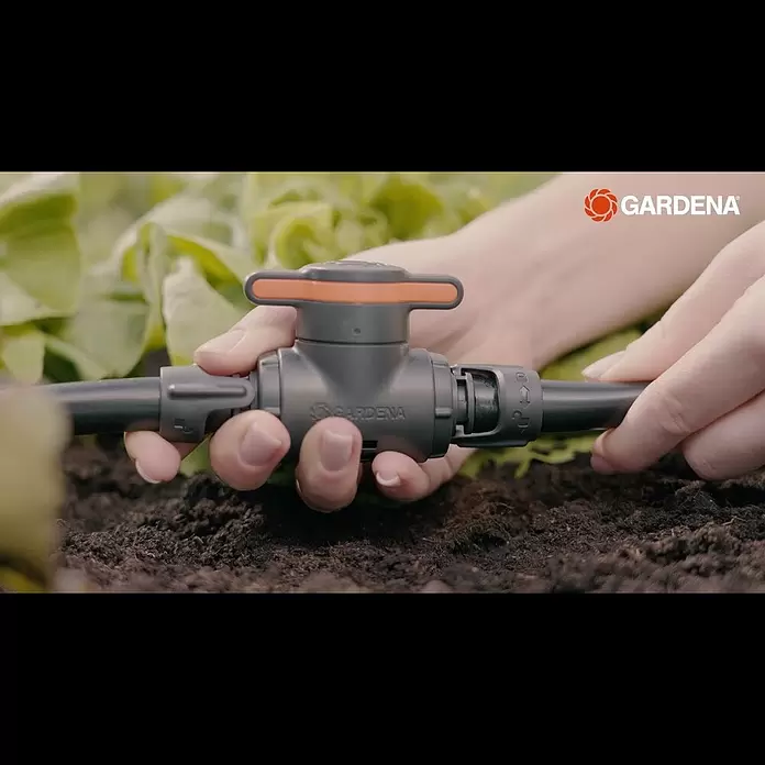 Gardena Micro-Drip Válvula de regulación 13 mm (1/2") - 13 mm, Plástico - Llave de paso y regulador de caudal 13 mm (1/2") GARDENA 13207