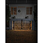 Konstsmide LED-Lichtervorhang (Außen, 165,5 cm, Bernstein, 96 Stk., Batteriebetrieben) | BAUHAUS