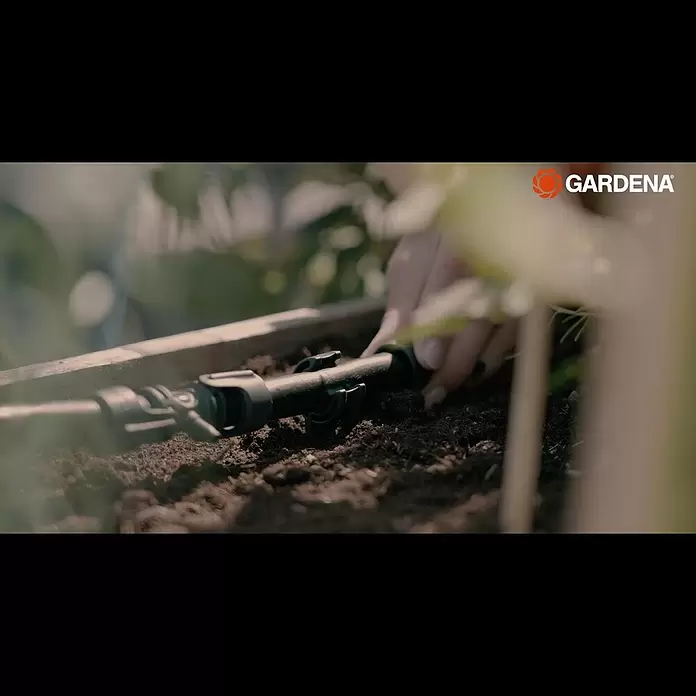 Gardena Soporte para tubo - Diámetro: 13 mm, Negro, 20 ud. - Estaca de 13 mm (1/2") GARDENA 13208