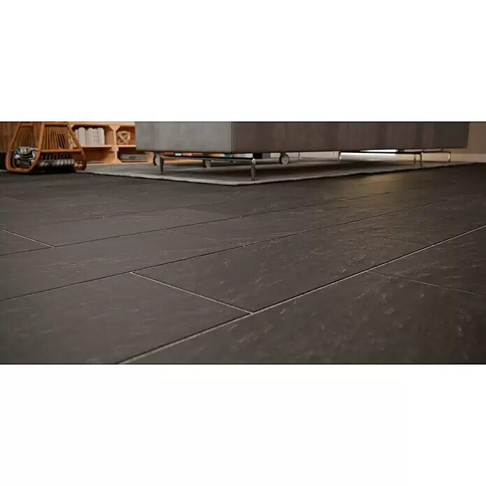 Atlas Concorde Solution Valmalenco Feinsteinzeugfliese Anthrazit - 30 x 60 cm, Anthrazit, Matt - Detailaufnahme