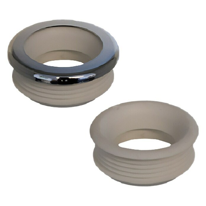 Valpijpafdichting Manchet Gummi (Passend bij: Laaghangende reservoirs, Diameter: 45 mm, Wit) | BAUHAUS