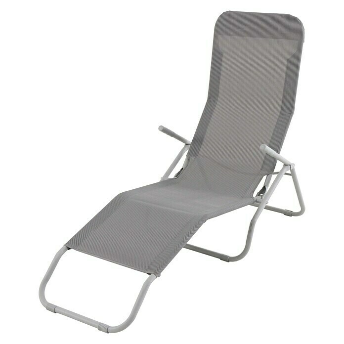 sunfun Chaise longue Marissa gris clair