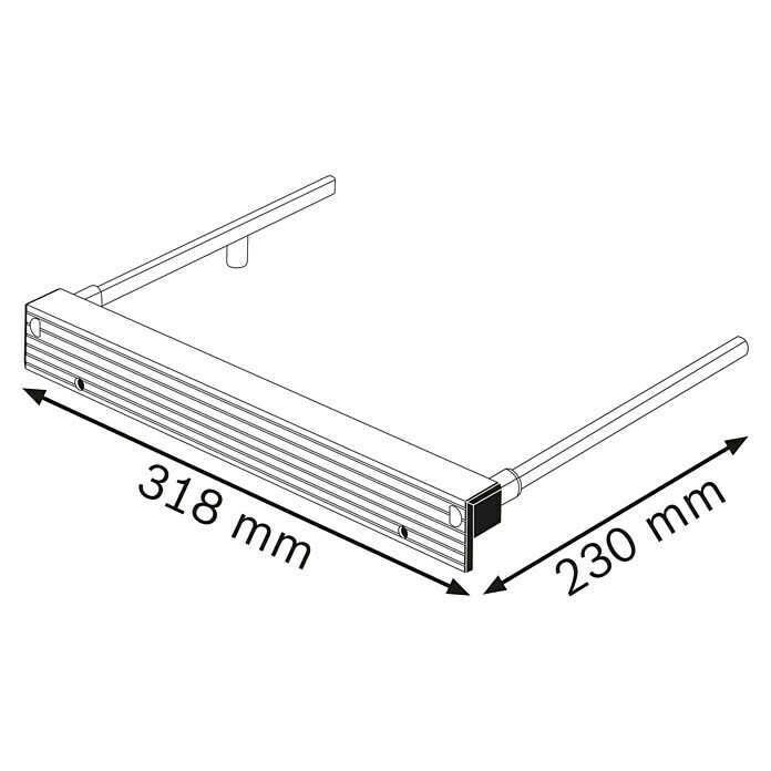 Bosch Professional Parallelanschlag (Passend für: Bosch Professional Tauchsägen) | BAUHAUS