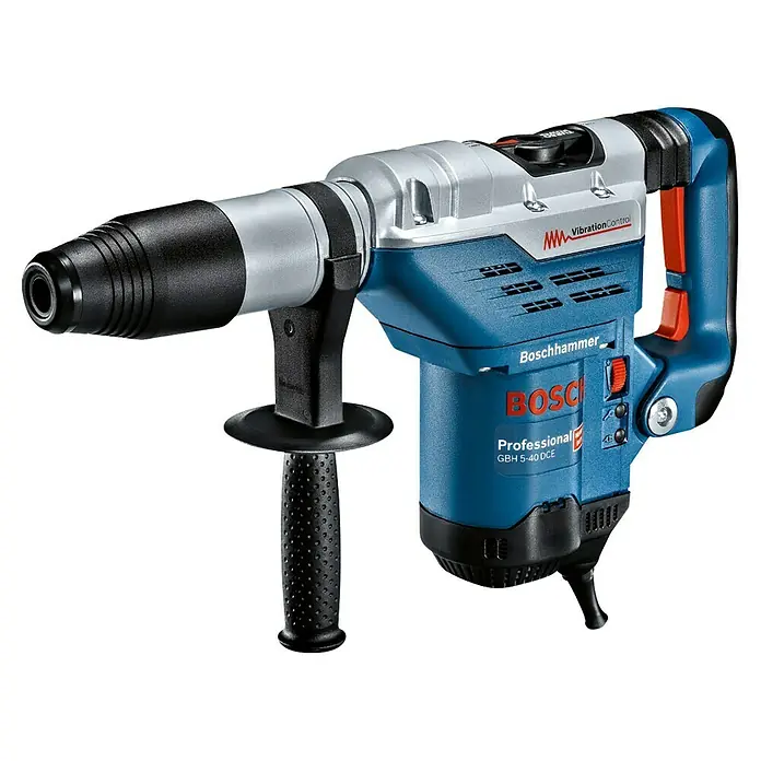 Bosch Professional Kombihammer GBH 5-40 DCE - 1.150 W, 8,8 J, SDS-Max-Aufnahme - Der Bosch GBH 5-40 DCE Bohrhammer mit Vibration Control ist ein leistungsstarkes Werkzeug für Profis.