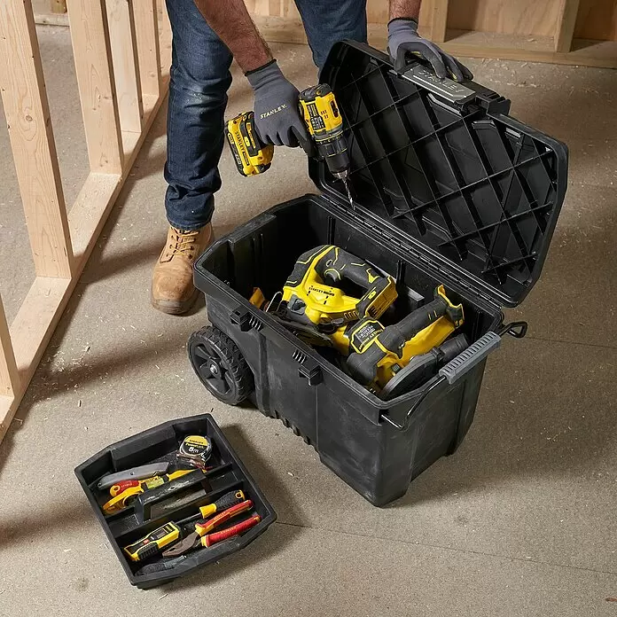 Stanley Aufbewahrungs- & Transportbox - L x B x H: 620 x 400 x 420 mm, Kunststoff - Anwendungsbeispiel