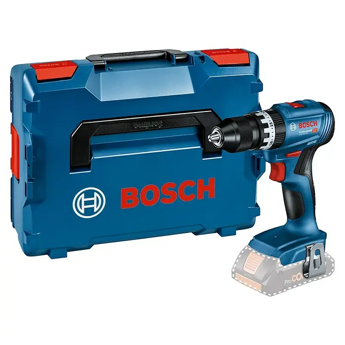 Bosch Professional AMPShare 18V Akku-Schlagbohrschrauber GSB 18V-45 - 18 V, Ohne Akku, 45 Nm, Inkl. L-Boxx 136 - Akku-Bohrschrauber von Bosch Professional mit passendem Koffer. Ideal für Profis und Heimwerker. Robuste Bauweise für lange Lebensdauer.