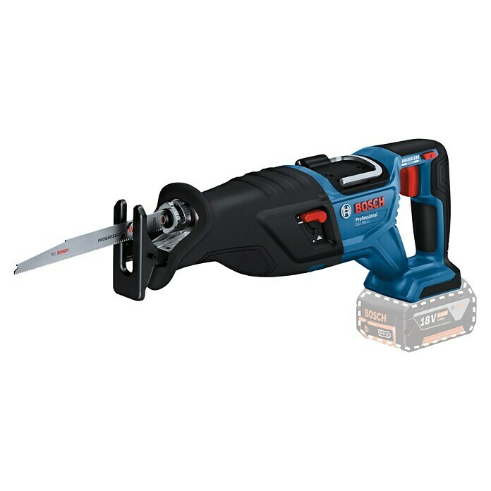 Bosch Professional AMPShare 18V Akku-Säbelsäge GSA 18V-28 (18 V, Li-Ionen, Anzahl Akkus: Ohne Akku, Koffer) | BAUHAUS