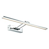 Paulmann Galeria Aplique LED para cuadros (11 W, Color de luz: Blanco cálido, L x An: 58,5 x 19 cm, Cromo)