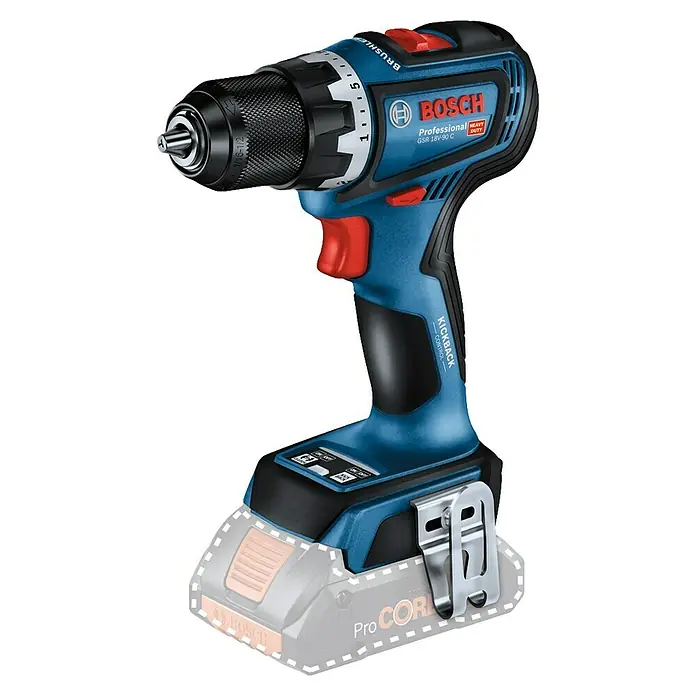 2x Gürtelclip Für Bosch 18V Akku-Bohrschrauber – Inkl. Schrauben, Modell 2609111584, Passend Für GSR, GDR, GDX, GSB & Mehr
