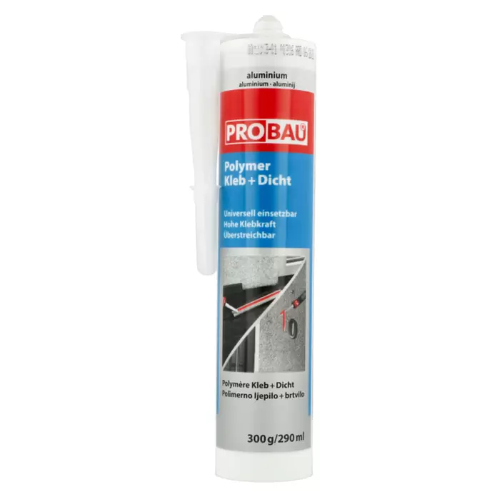 Probau Kleb- & Dichtmasse - Aluminiumfarben, 290 ml