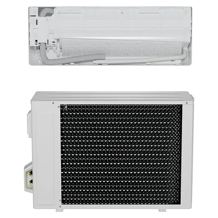 TCL Inverter-Klimasplitgerät mit Quick Connector TAC-12CHSD/TPG11 QC - Kühlleistung: 1.500 W - 3.770 W, Heizleistung: 3.810 W, Raumgröße: 35 m², Passend für: Räume bis ca. 35 m² - Ein Luft-Wasser-Wärmetauscher, der Wärme von Luft auf Wasser überträgt. Wärmetauscher für Kühl- und Heizsysteme.
