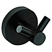 Kupaonska kukica za ručnik Dark  (Š x V: 5,5 x 5,5 cm, Crna, Mjed, Broj kuka: 2 Kom.) | BAUHAUS