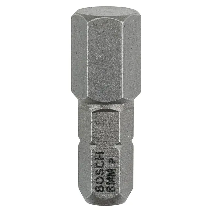 Bosch Punta Extra Hard C - IS 8, 25 mm, 3 ud. - Punta de vaso Bosch de 8 mm: Herramienta robusta para trabajos de atornillado de alta precisión, ideal para uso profesional y bricolaje.