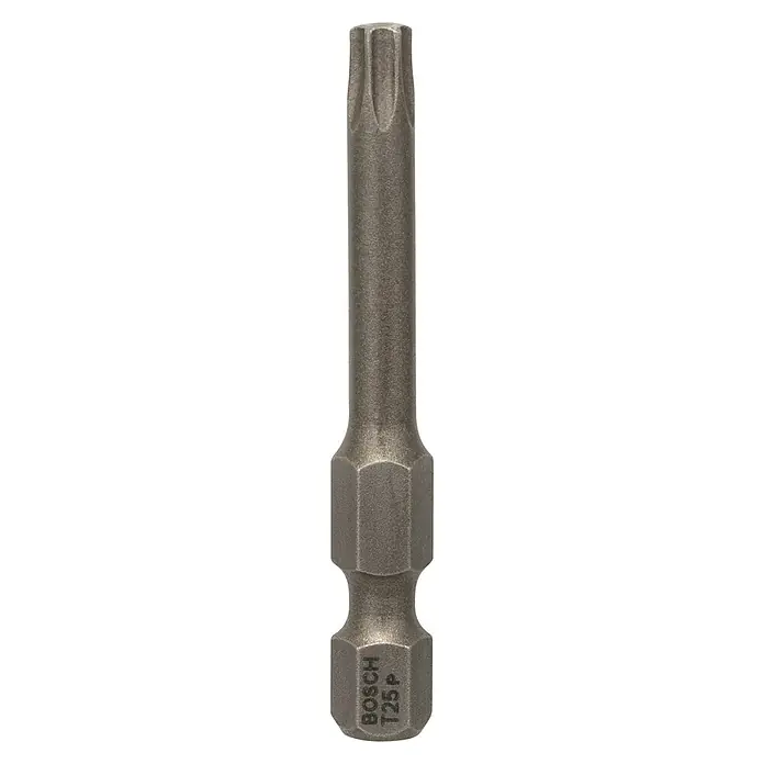 Bosch Punta Extra Hard E - T25, 49 mm, 1 ud. - Punta de destornillador Bosch T25P: Una herramienta robusta para conexiones de tornillo seguras con un perfil Torx, ideal para profesionales y aficionados al bricolaje.