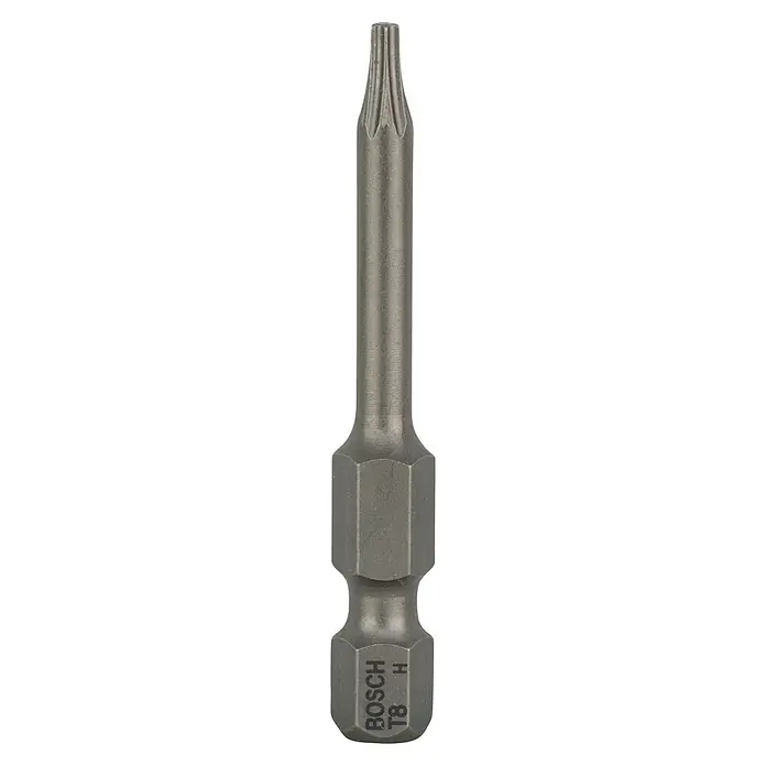 Bosch Punta Extra Hard E - T8, 49 mm, 1 ud. - Punta de atornillador Torx T8 de Bosch.