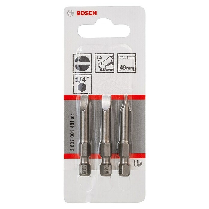 Bosch Punta Extra Hard E (S 1 x 5,5, 49 mm, 3 ud.) | BAUHAUS