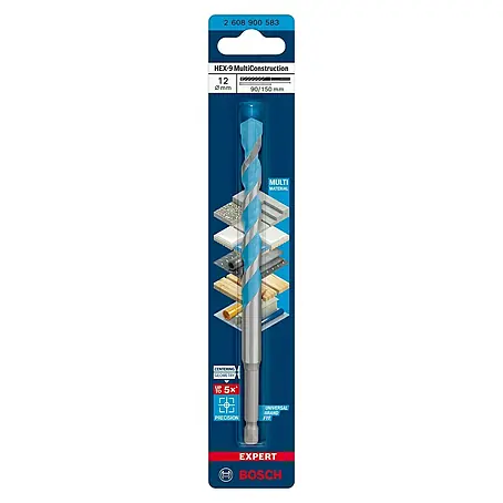 Bosch Expert Broca universal HEX-9 Multiconstruction