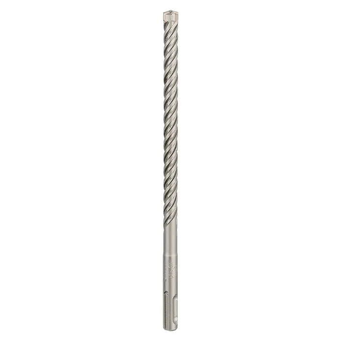 Bosch Broca para hormigón y mampostería SDS-Plus - 10 ud., Diámetro de la broca: 10 mm, Longitud de trabajo: 150 mm - Una broca metálica cilíndrica con ranuras helicoidales, ideal para hacer perforaciones precisas en diversos materiales.