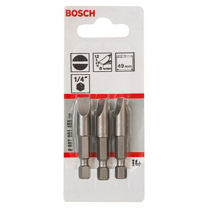 Bosch Punta Extra Hard E (S 1,2 x 8, 49 mm, 3 ud.) | BAUHAUS