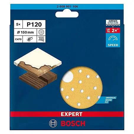 Bosch Expert Juego de papel de lija C470