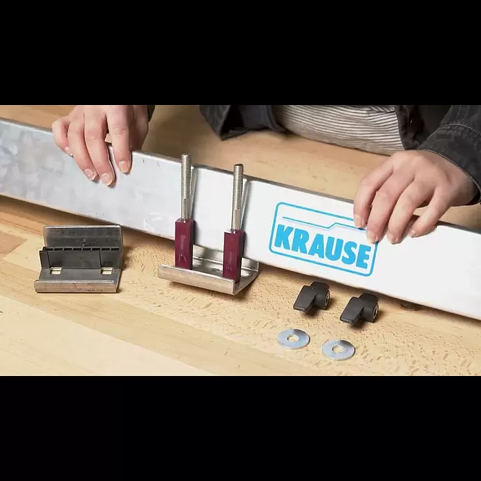 Krause Combi HolmverlängerungGeeignet für: Holmquerschnitt 64 x 25 mm bis 97 x 25 mm, Aluminium - Krause Combi Holmverlngerung