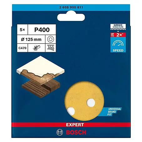 Bosch Expert Juego de papel de lija C470