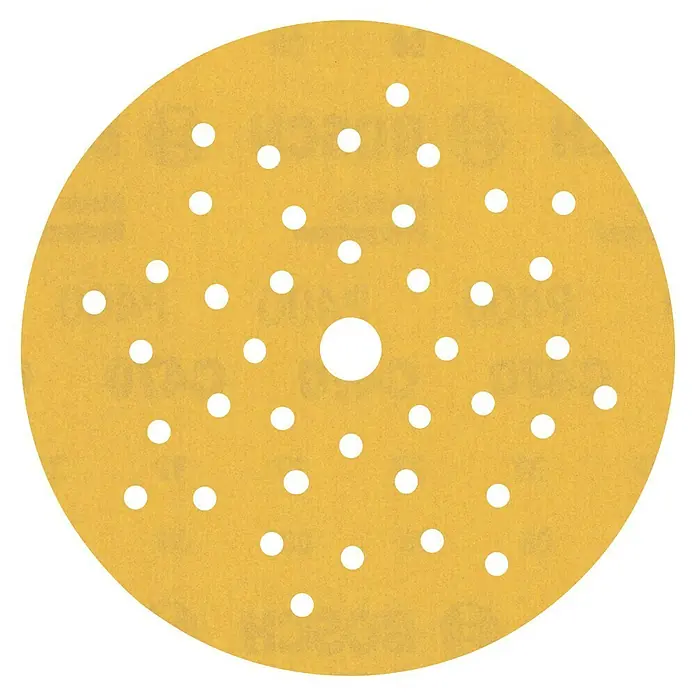 Bosch Expert Juego de papel de lija M470 - Diámetro: 125 mm, Grano: 400 mm, 5 ud., Malla - Disco de lija amarillo con agujeros, diseñado para una eliminación uniforme del material y una eficiente extracción del polvo.