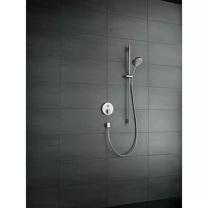 Hansgrohe Raindance Select S Brausegarnitur 120 Eco - Lochabstand: 91,5 cm, Art Strahl: Rain, RainAir, Whirl, Chrom - Stimmungsaufnahme