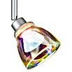 Paulmann DecoSystems Lampenschirm Wolbi (Durchmesser: 9 cm, Dichroic, Glas, Glocke)