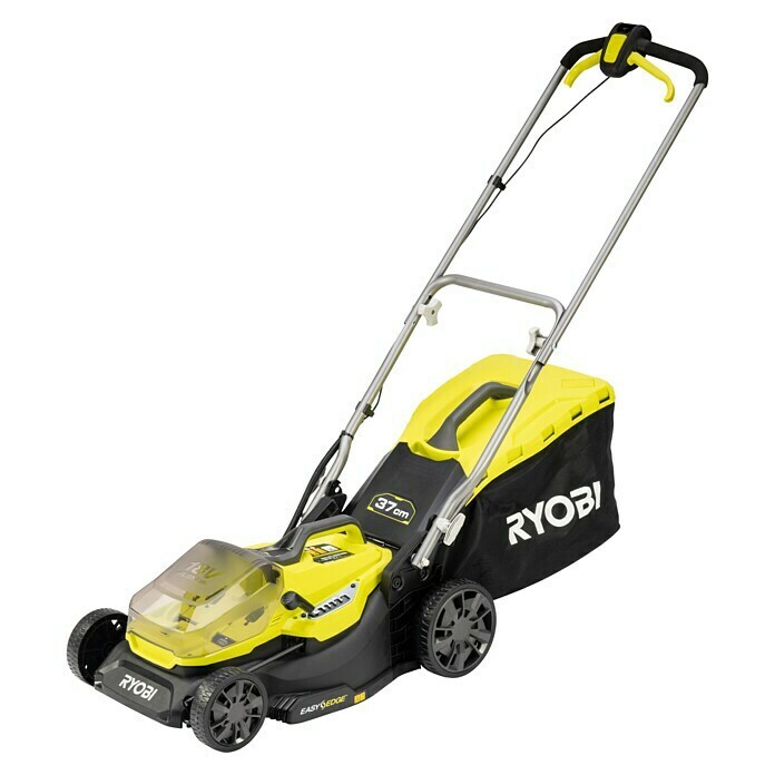 Ryobi ONE+ Akumulatorska kosilnica RY18LM37A-240  (18 V, 2 bateriji, 4 Ah, Širina reza: 37 cm) | 7239 - Akkumäher Marke | IAEA - Rasenmäher | IAE - Gartenmotorgeräte | IA - Gartenhartware | I - Stadtgarten | BAUHAUS