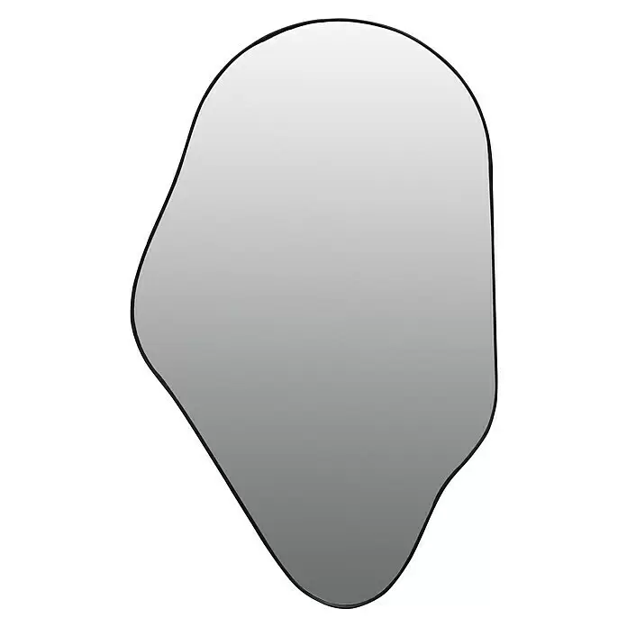 Rahmenspiegel Vols - 50 x 80 cm, Schwarz, Glas - Vorderansicht