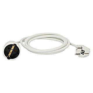 Voltomat Produžni kabel (2 m, Bijele boje, H05VV-F)