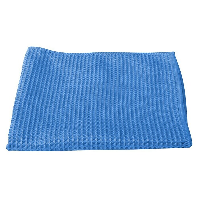 Edi Clean Chiffon gaufré en microfibre bleu 40 x 40 cm