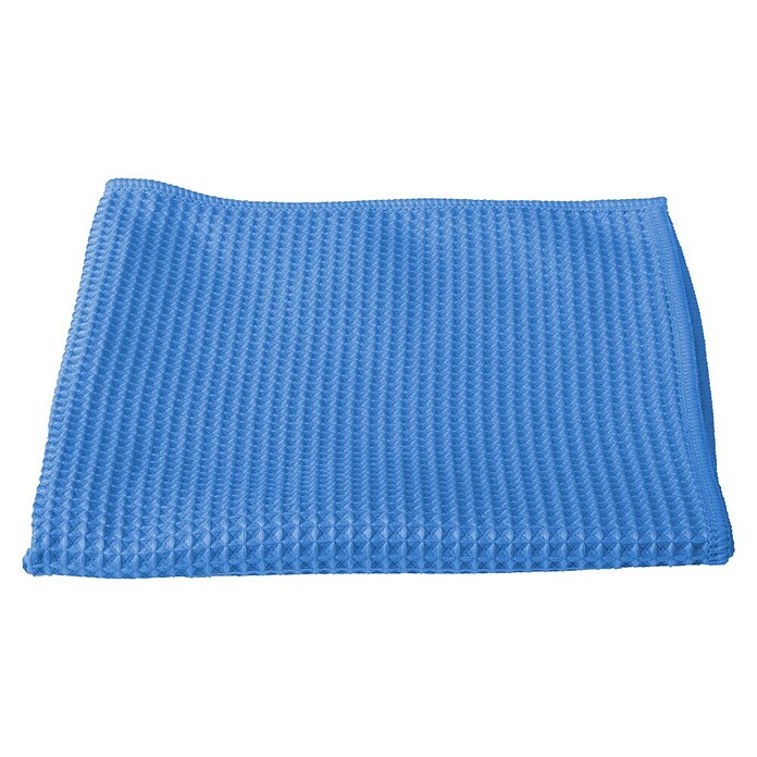 Edi Clean Mikrofasertuch Waffeltuch Blau 40 x 80 cm