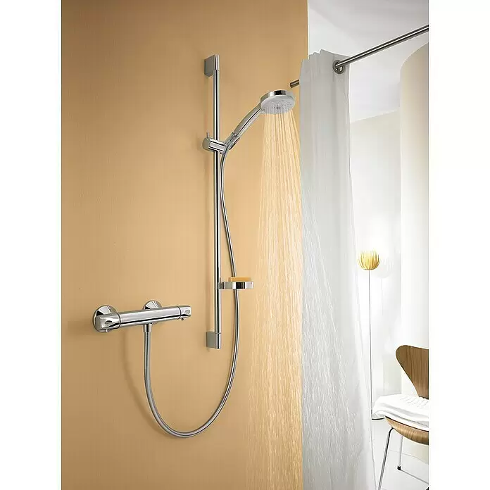 Hansgrohe Croma 100 Brausegarnitur Multi - Lochabstand: 91,5 cm, Art Strahl: Rain, MonoRain, Massagestrahl, Chrom - Stimmungsaufnahme