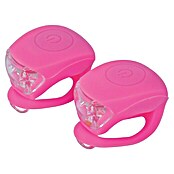 Dresco Fietsverlichtingsset Siliconen Roze (Led, Rood / Wit) | BAUHAUS