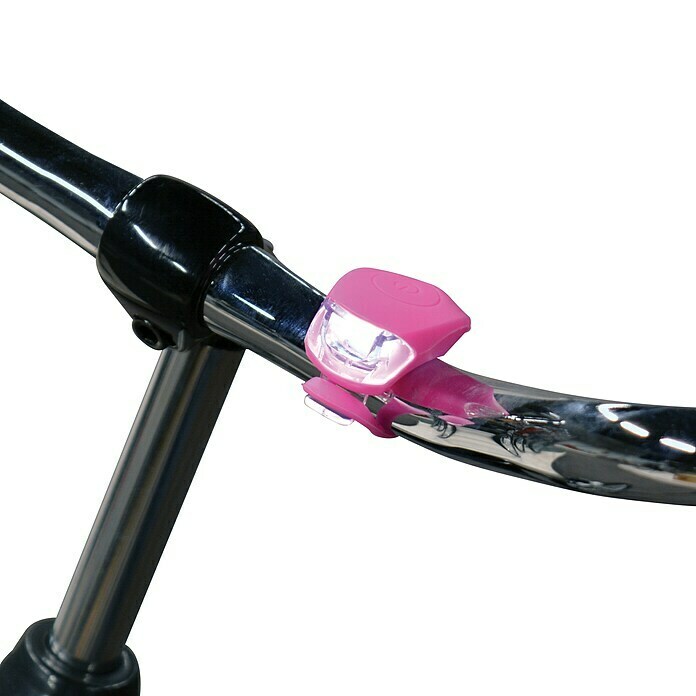 Dresco Fietsverlichtingsset Siliconen Roze (Led, Rood / Wit) | BAUHAUS