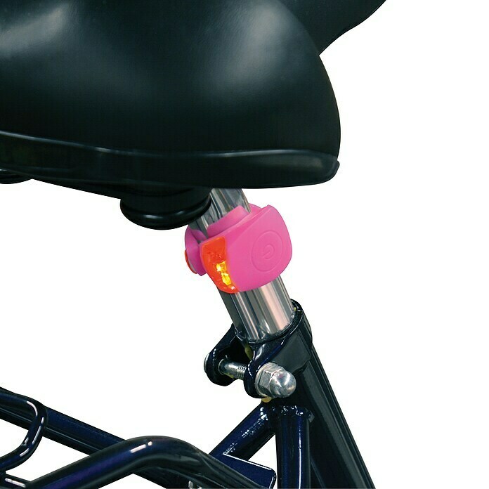 Dresco Fietsverlichtingsset Siliconen Roze (Led, Rood / Wit) | BAUHAUS