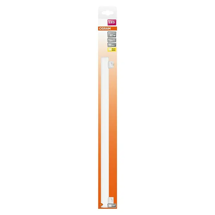 Osram LED-Röhre LEDINESTRA BASE - Länge: 50 cm, Warmweiß, 6 W, 640 lm, S14s - Abbildung einer Osram LED-Röhre, die eine energieeffiziente und langlebige Beleuchtungslösung für verschiedene Anwendungen darstellt.