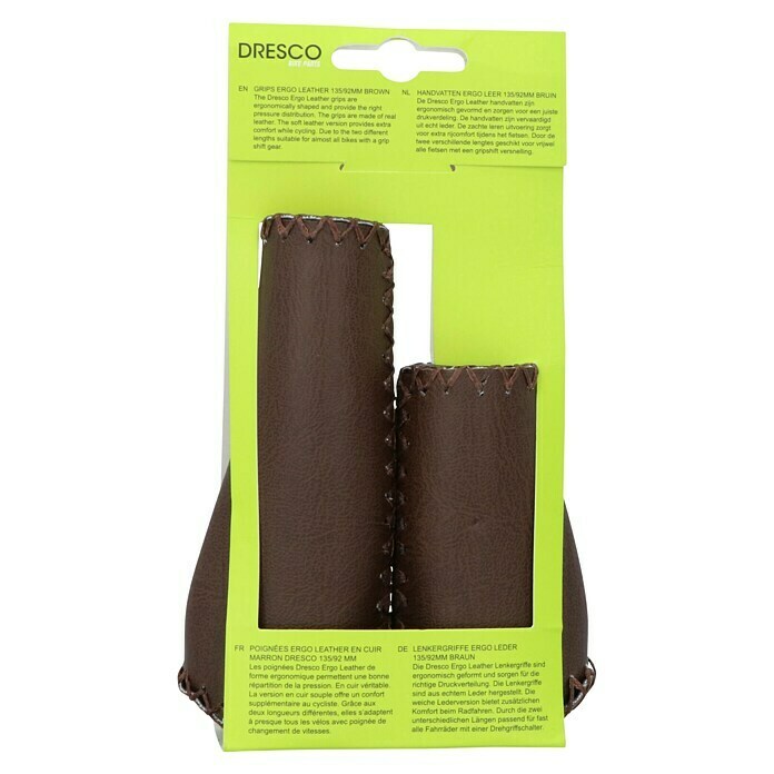 Dresco Handvatten Ergo Leer (Bruin) | BAUHAUS