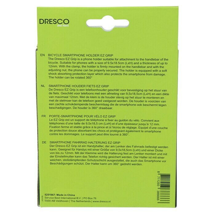 Dresco Držalo za mobilni telefon EZ Grip  (Plastika, Črna) | 2853 - sonstiges | BDDM - Fahrradartikel | BDD - Autozubehör | BD - Autozubehör | B - Werkz/Masch/Maschzubeh/Auto | BAUHAUS
