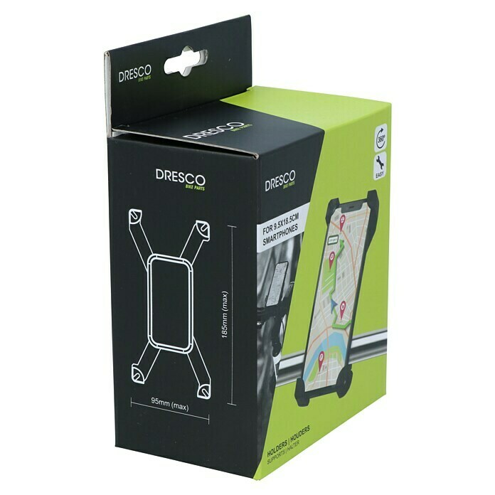 Dresco Držalo za mobilni telefon EZ Grip  (Plastika, Črna) | 2853 - sonstiges | BDDM - Fahrradartikel | BDD - Autozubehör | BD - Autozubehör | B - Werkz/Masch/Maschzubeh/Auto | BAUHAUS