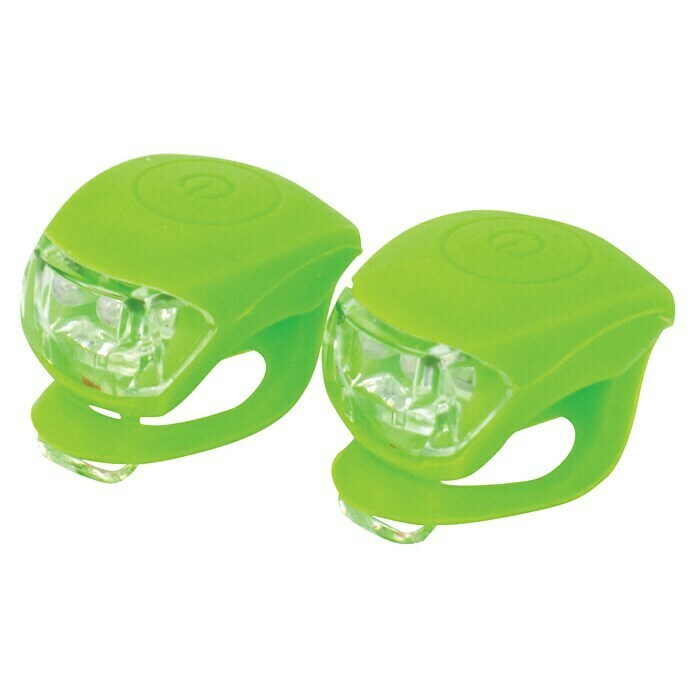 Dresco Fietsverlichtingsset Siliconen Lime (Led, Rood / Wit) | BAUHAUS