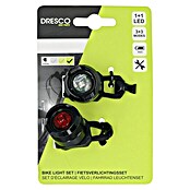 Dresco Fietsverlichtingsset Bullet (Led, Rood / Wit) | BAUHAUS